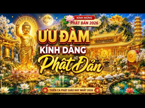 KÍNH MỪNG PHẬT ĐẢN 2026 🌕 ƯU ĐÀM KÍNH DÂNG PHẬT ĐẢN | Nhạc Phật Giáo Thiêng Liêng Chữa Lành — ảnh thu nhỏ video YouTube