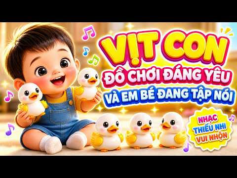 Vịt Con Bi Bô 🦆 Bé Tập Nói Cực Dễ Thương | Nhạc Thiếu Nhi Cho Bé 1–3 Tuổi — ảnh thu nhỏ video YouTube