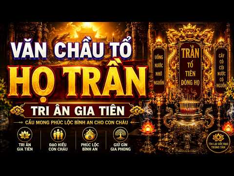Văn Chầu Tổ Họ Trần | Cầu Mong Phúc Lộc Bình An Cho Con Cháu | Tri Ân Gia Tiên — ảnh thu nhỏ video YouTube
