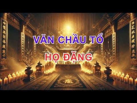 Dâng Văn Chầu Tổ Họ Đặng - Hát Văn Đức Độ — ảnh thu nhỏ video YouTube