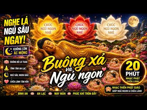 Nhạc Phật Ngủ Ngon 20 Phút 🌙 Ngủ Sâu Không Ác Mộng – Buông Xả, Nhạc Thiền Chữa Lành — ảnh thu nhỏ video YouTube