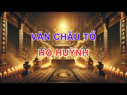 Dâng Văn Chầu Tổ Họ Huỳnh - Hát Văn Đức Độ — ảnh thu nhỏ video YouTube