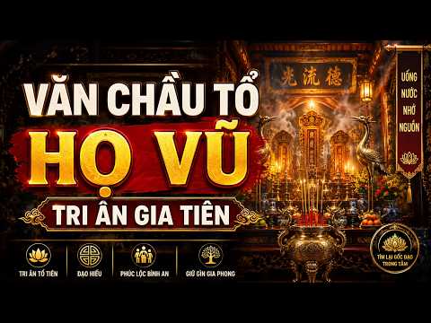 Văn Chầu Tổ Họ Vũ | Cầu Mong Phúc Lộc Bình An Cho Con Cháu | Tri Ân Gia Tiên — ảnh thu nhỏ video YouTube