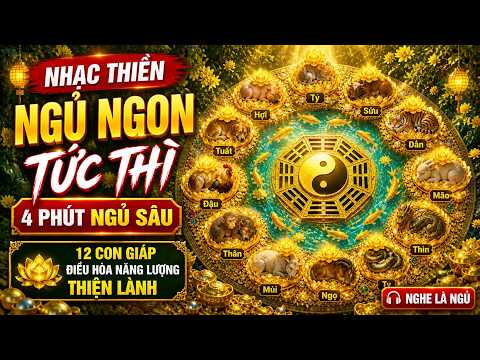 Ngủ Sâu Sau 4 Phút | Nhạc Thiền Điều Hòa Năng Lượng Thiện Lành (Nghe Là Ngủ) — ảnh thu nhỏ video YouTube