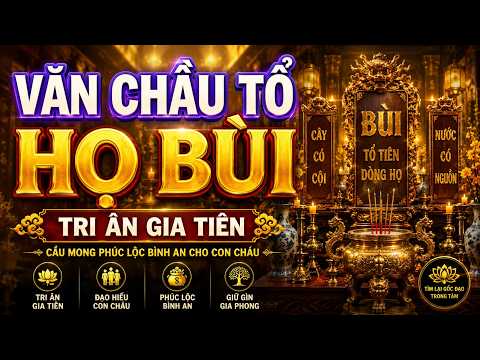 Văn Chầu Tổ Họ Bùi | Cầu Mong Phúc Lộc Bình An Cho Con Cháu | Tri Ân Gia Tiên — ảnh thu nhỏ video YouTube